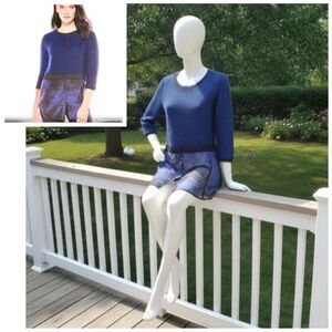 Elie Tahari Mock Layer Sweater XS